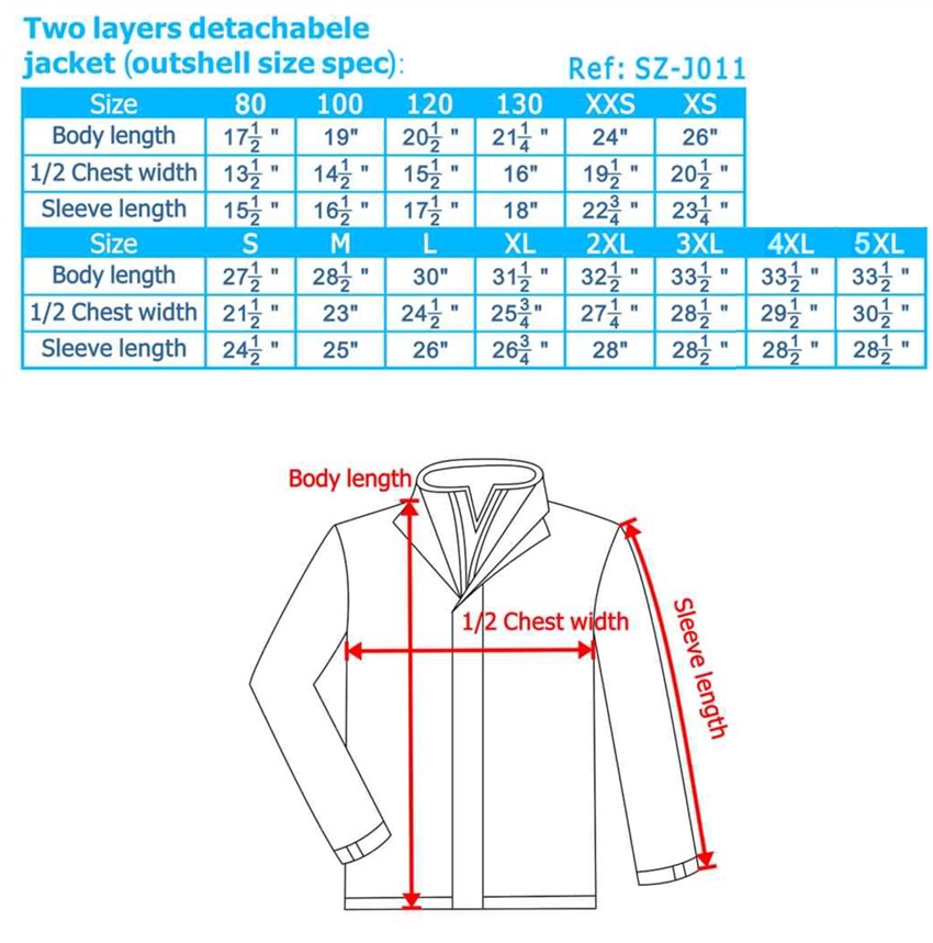 adidas windbreaker size chart